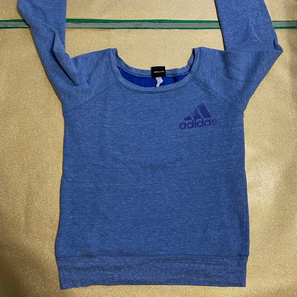 Women’s Blue Adidas Crewneck